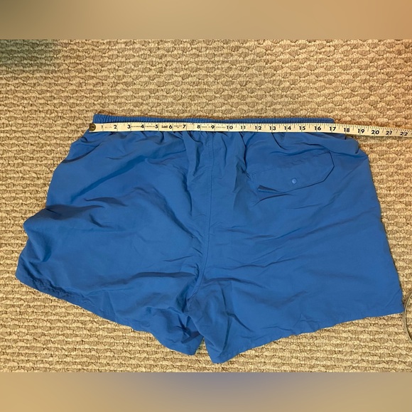 Men’s Blue Patagonia Baggies — 5” inseam, size large - Picture 4 of 6